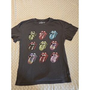 Rolling Stones Vintage graphic T-shirt featuring multiple Tongue And Lips Womens